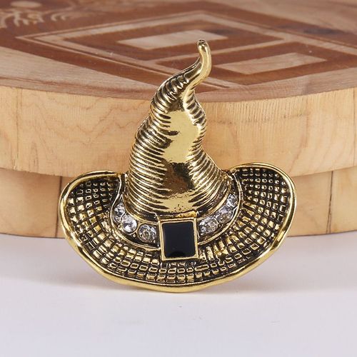 Broches D'halloween Pour Femmes Et Hommes, Nouvelle Mode, En Métal, Dessin Animé, Fantôme, Chapeau, Broche, Fête Amusante, Bijoux Cadeau