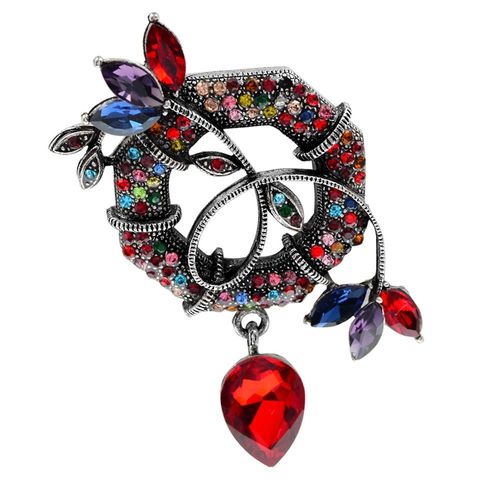 Broches En Cristal Pour Femmes, Nouvelle Collection, Grande Broche, 2 Couleurs Disponibles, Vintage, Mode Été
