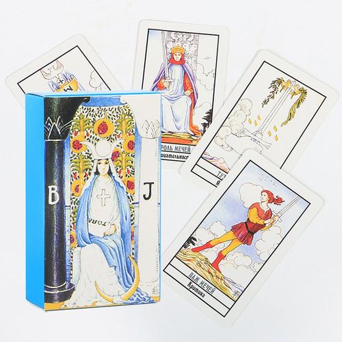 Jeu De Cartes De Tarot Version Russe Complète, Jeu De Plateau De Divination Mystère