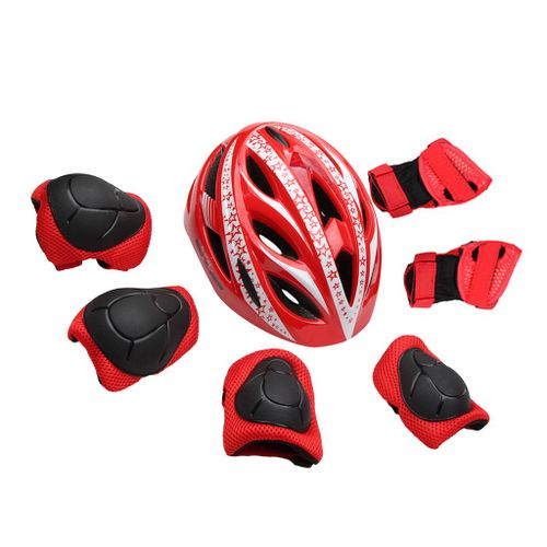 Ensemble de coussinets de casque pour enfants de 3 à 8 ans, genouillères, poignets et coudes, pour le Scooter