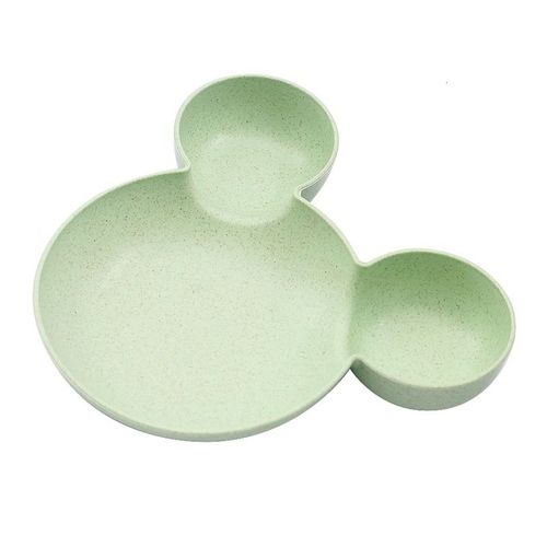 Assiette À Collation En Plastique Pour Enfants, Bol De Mickey Mouse De Dessin Animé, Plats Boîte À Déjeuner Pour Bébés Enfants, Bol D'Alimentation De Riz Pour Bébés, Vaisselle En Plastique