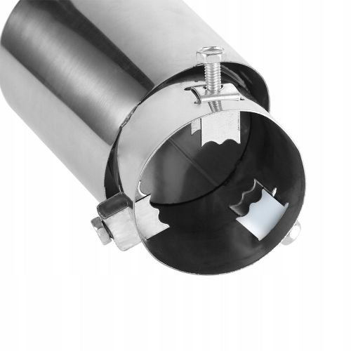1 Pieces Universel Arriere Rond Chrome Auto