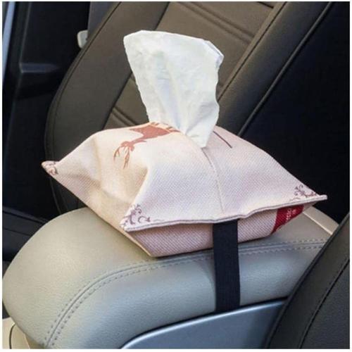 Porte Mouchoir Voiture Support Universel De Boîte De Tissu De Tissu Pour La Couverture De Tissu De Modèle De Broderie De Voiture Dans Le Style De Voiture Decoration Voiture