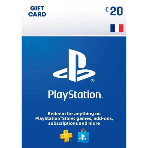 Carte Playstation Network Psn 20 Eur France