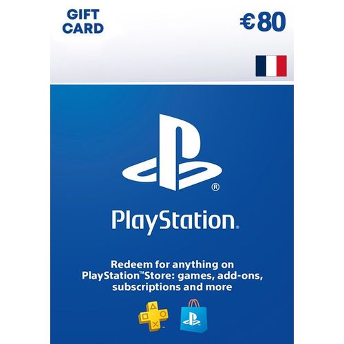 Playstation Store Gift Card 80 Eur France
