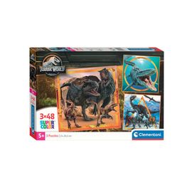 Puzzle Enfant 3x48 Pièces - Jurassic World