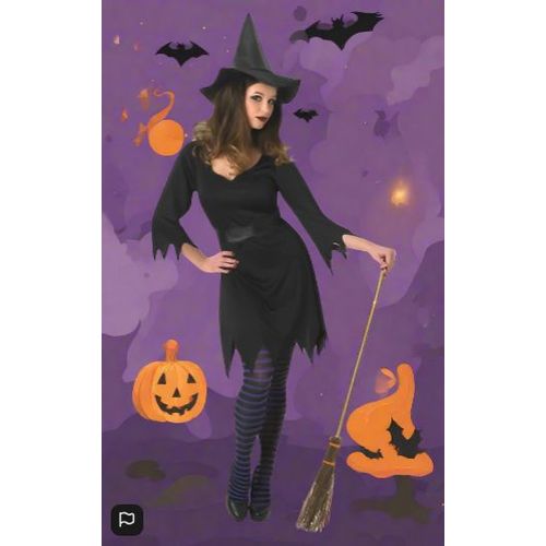 Costume For Adults Black Enchantress Female Small