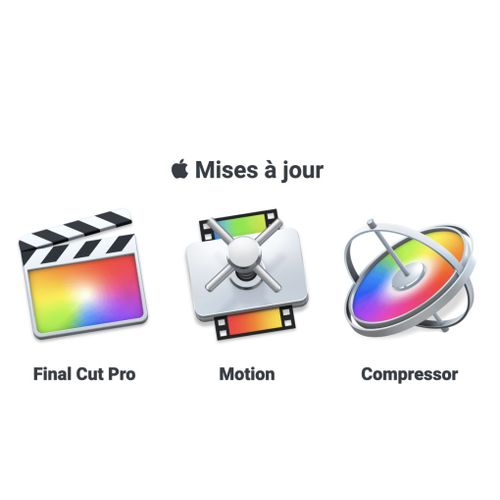 Final Cut Pro + Compressor + Motion - Trois Logicels En Un - Macos