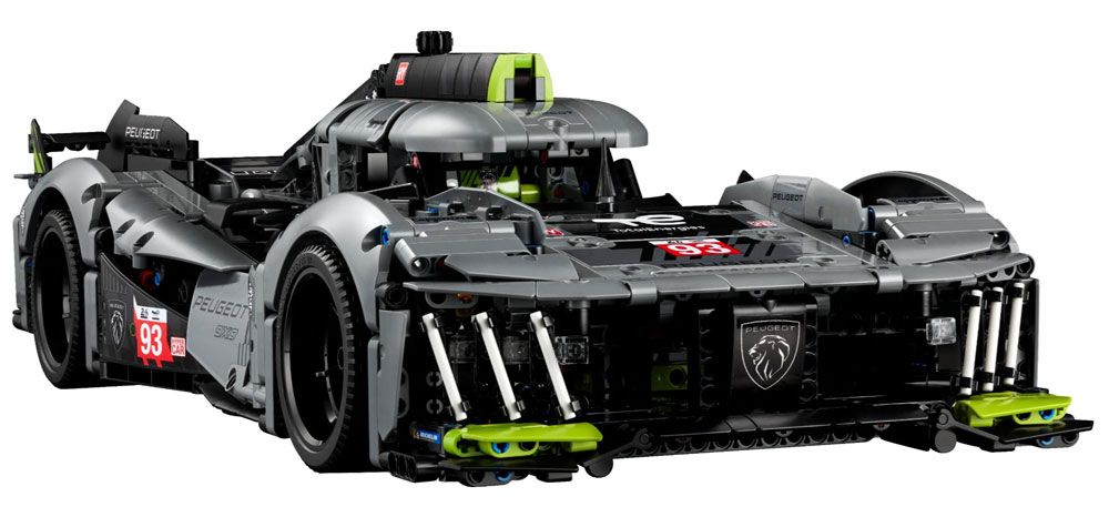 Lego technic 42156 peugeot 9x8 24h le mans hybrid hypercar, maquette de  voiture de course LEGO Pas Cher 