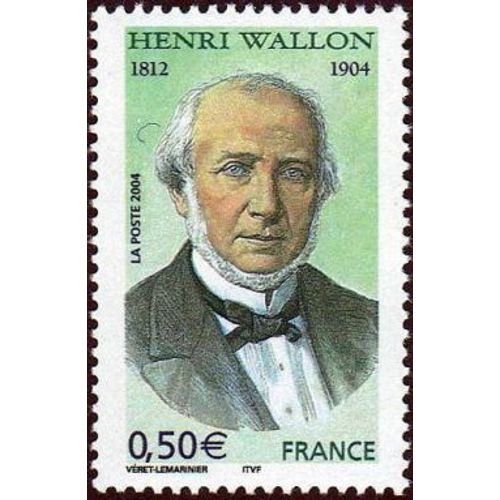 Timbre France 2004 Oblitéré - Henri Wallon (1812-1904) - 0.50 Yt3729