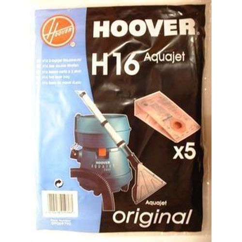 Hoover Lot de 5 sacs d'aspirateur H16 Aquajet