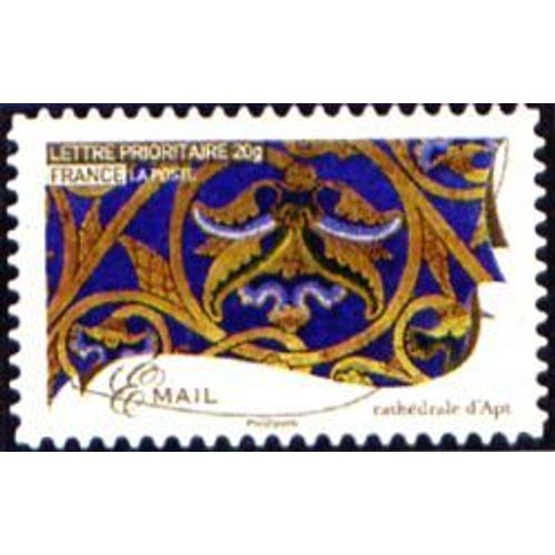 Timbre France 2009 Adhésif Oblitéré - Métiers D'art Email Cathédrale D'apt - Lettre 20 G Yt261