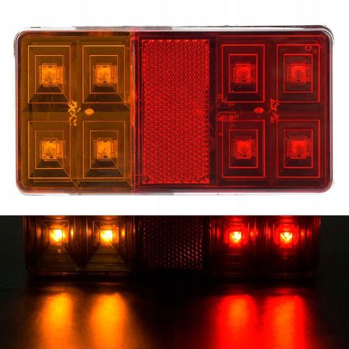 12v 8leds Super Lumineux Voiture Camion Remorque Arriere