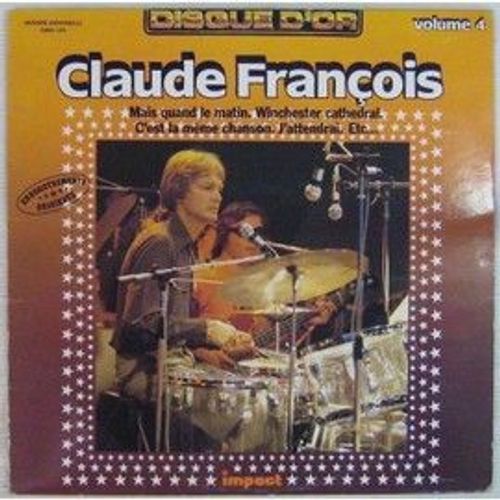 Claude François Vinyle 33 Tours Disque D'or 6886 185 Volume 4.