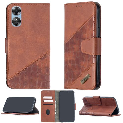 Coque Pour Oppo A17 Coque Compatible Avec Oppo A17 Coque Etui Housse Case Cover Bf04 Brown