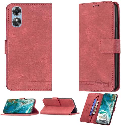 Coque Pour Oppo A17 Coque Compatible Avec Oppo A17 Coque Etui Housse Case Cover Bf09 Red