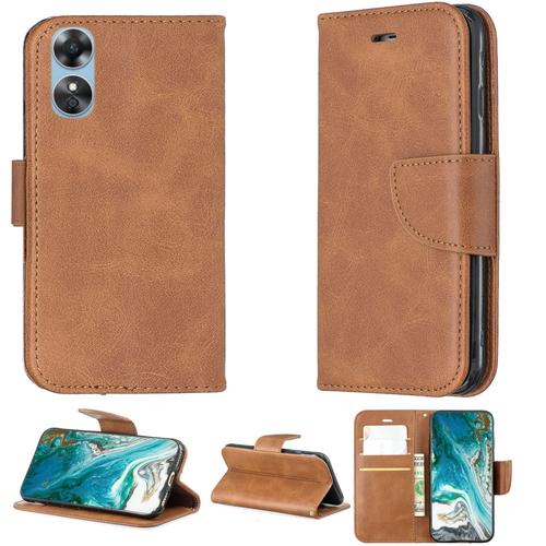 Coque Pour Oppo A17 Coque Compatible Avec Oppo A17 Coque Etui Housse Case Cover Yzw Brown