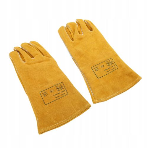 Une Paire De Gants De Soudure Résistant A La Chaleur
