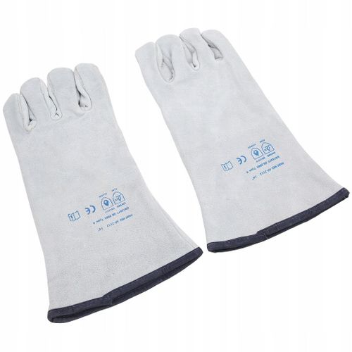 Une Paire De Gants De Soudure Paume Entierement Résistante
