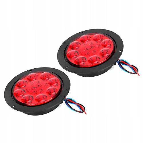 2pcs 4po 24v 12 Led Ip65 Sur