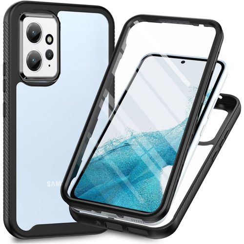 Coque 360 Degrés Intégrale Pour Xiaomi Redmi Note 12 Pro 5g Protection Arrière Avant Noir - Xeptio