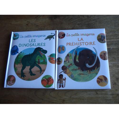 La Préhistoire Et Les Dinosaures. 2 Livres  Collection "La Petite Imagerie"