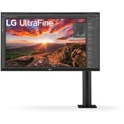 LG UltraFine Ergo 27UN880P-B - UN880P Series - écran LED - 27" - 3840 x 2160 4K @ 60 Hz - IPS - 350 cd/m² - DisplayHDR 400 - 5 ms - 2xHDMI, DisplayPort, USB-C - haut-parleurs