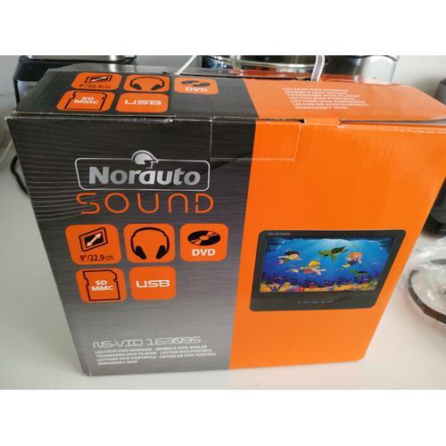 1 lecteur DVD pour voiture avec double écran NORAUTO SOUND NS-VID16307