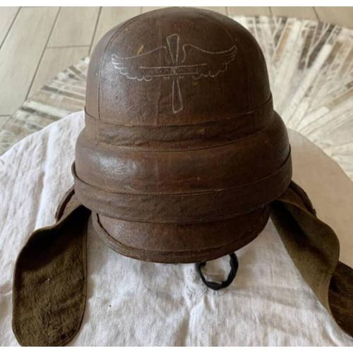 Objet Militaria Casque Aviateur Français