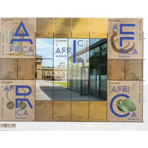 Belgique Timbre Réouverture Du Musée De L' Afrique Centrale 2018