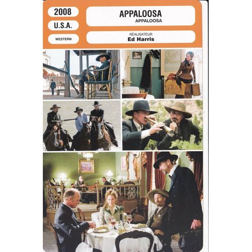 Fiche Monsieur Cinema Appaloosa De Et Avec Ed Harris, Viggo Mortensen, Renée Zellweger Et Jeremy Irons