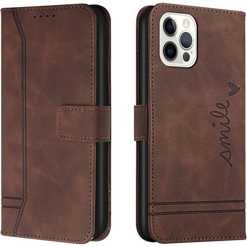 Coque Pour Huawei Y3 2017, Portefeuille Housse En Pu Avec Tpu Fermoir Flip Pochette Housse Pour Huawei Y3 2017 (Braun)