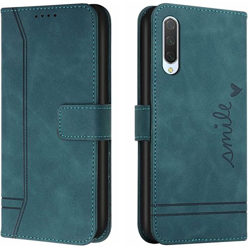 Coque Pour Xiaomi Mi 9, Xiaomi Mi 9, Portefeuille Housse En Pu Avec Tpu Fermoir Flip Pochette Housse Pour Xiaomi Mi 9 (Vert)