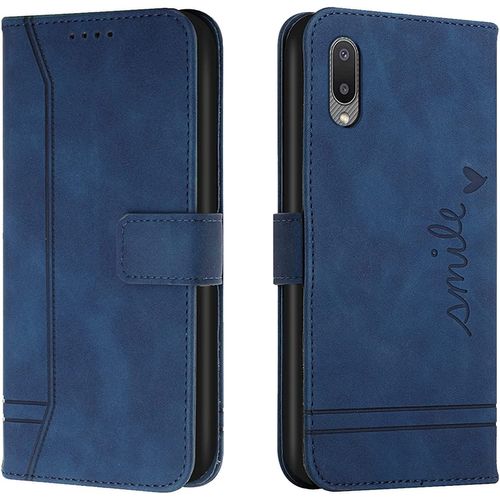 Coque Pour Huawei Y5 2019/Honor 8s, Portefeuille Housse En Pu Avec Tpu Fermoir Flip Pochette Housse Pour Huawei Y5 2019/Honor 8s (Bleu)