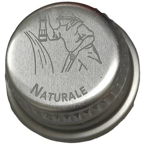 Italie Capsule À Visser Aluminium Acqua Naturale Personnage Avec Lanterne Su