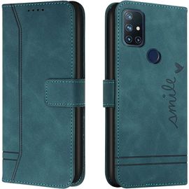 Coque Pour Oneplus Nord 10 5g, Portefeuille Housse En Pu Avec Tpu Fermoir Flip Pochette Housse Pour Oneplus Nord 10 5g (Vert)