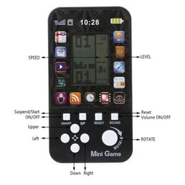 Console De Jeu Rétro Classique Tetris Pour Enfants, Avec Écran Lcd, Jeu Éducatif