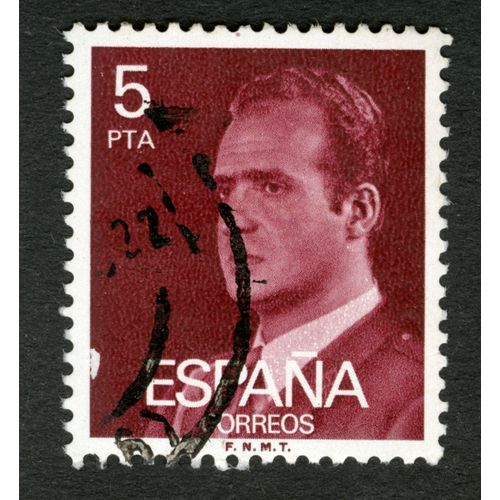 Timbre Oblitéré Espana, Correos, 5 Pta