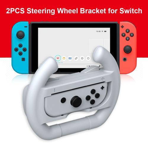 Poignée De Course Pour Manette De Jeu Nintendo Switch, 2 Pièces, Support Pour Volant