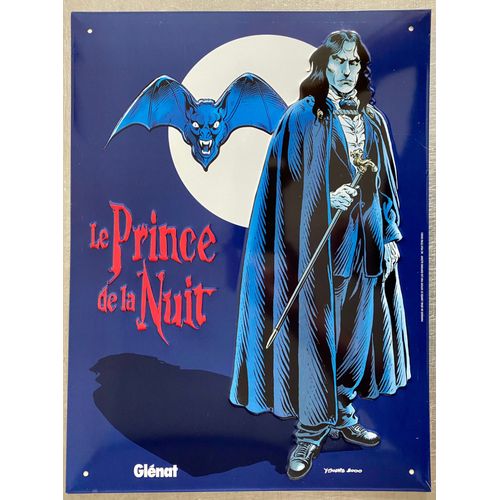 Plaque Métal Prince De La Nuit Glénat