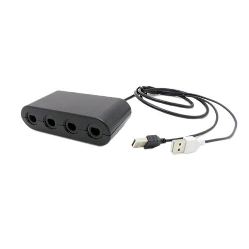 Adaptateur convertisseur Usb pour manettes Gamecube Gc, 4 Ports portables, pour nintendo Wiiu Pc, accessoire de jeu pour Ns Switch