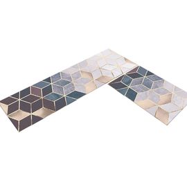 Tapis De Cuisine Nordique Antidérapant Et Résistant À L'huile, Tapis De Ménage Entièrement En Pvc, Tapis Imperméable À Longue Bande Pouvant Être Essuyé Sans Nettoyage
