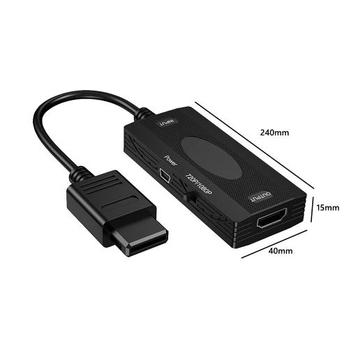 Adaptateur Audio vidéo Portable pour Wii vers HDMI, câble