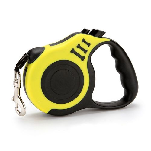 Laisse Rétractable Pour Animaux De Compagnie 3m/5m, Accessoire En Nylon Pour Chiot, Petit Et Moyen Gabarit