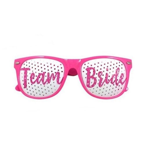 1 Pièce De Décorations De Mariage De Demoiselle D'honneur, Lunettes Team Bride To Be Lunettes De Soleil, Décor De Fête Nuptiale Enterrement De Vie De Jeune Fille D'été Hawaïen