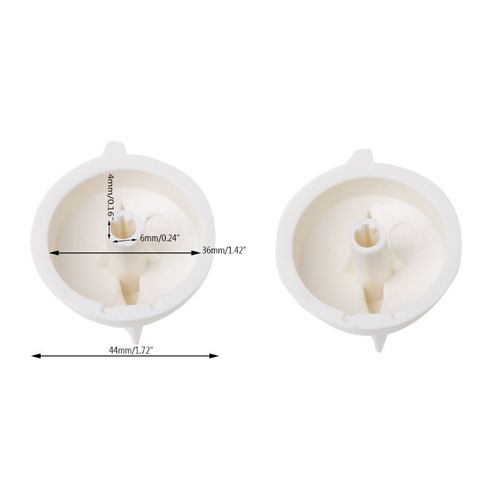 Interrupteur de commande en plastique pour four à micro-ondes, 2 pièces, minuterie à bouton rotatif pour support universel