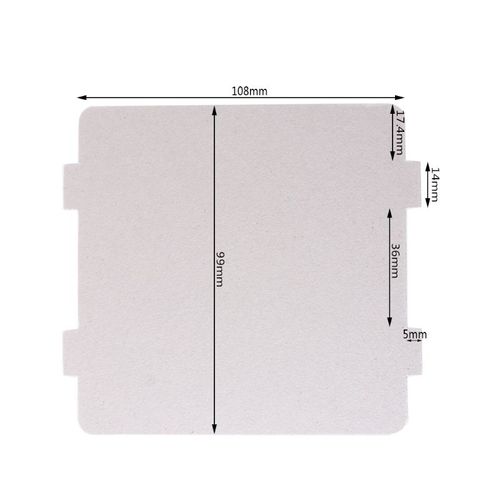 Plaques de Mica pour réparation de four à micro-ondes, 5 pièces, 808F, 108x99mm, cuisine pour Midea
