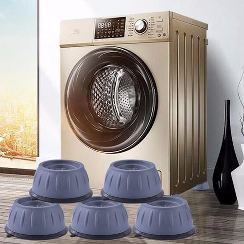 Pieds de machine à laver, 4 coussinets en caoutchouc anti-vibration pour  machine à laver et