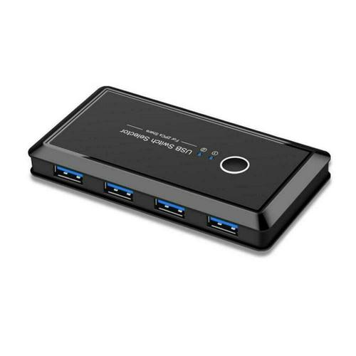 Sélecteur de commutateur USB 3.0, 4 ports, commutateur de partage USB pour PC, Scanner, souris, imprimante pour clavier et moniteur, commutateur USB