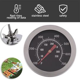 Thermomètre de four en acier inoxydable à 400 degrés, jauge de température, Mini barbecue, viande, gril pour cuisine domestique